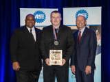 Truck Technician of the Year 2023 - Lucas Coyle - receiving his award
